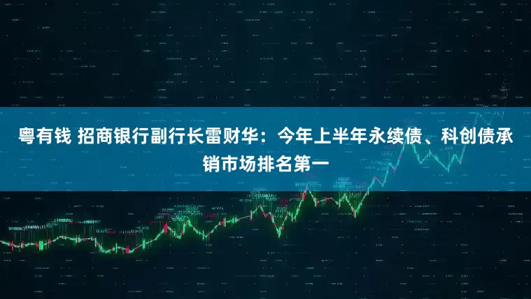 粤有钱 招商银行副行长雷财华：今年上半年永续债、科创债承销市场排名第一